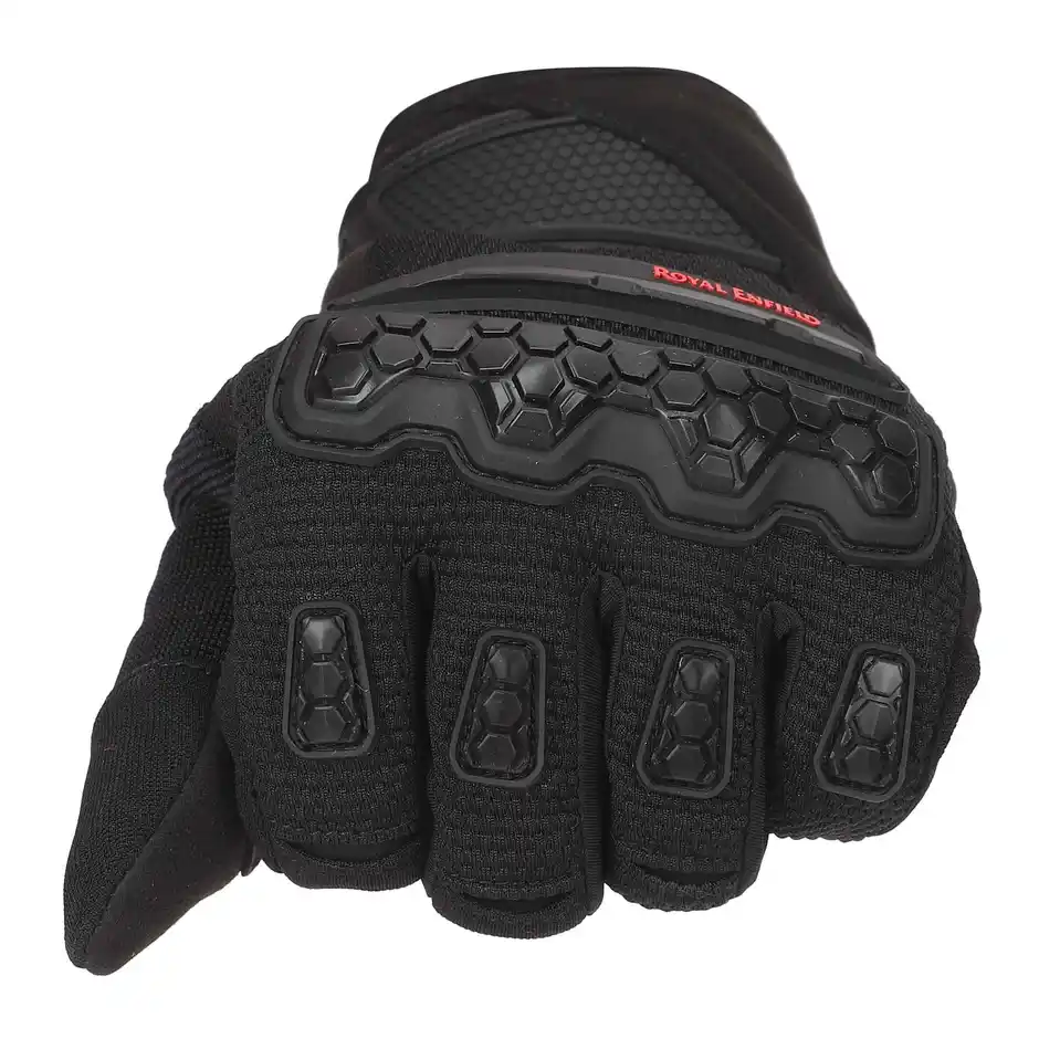 ROYAL ENFIELD URBAN HUSTLER RIDING GLOVES BLACK L ROYAL ENFIELD URBAN HUSTLER RIDING GLOVES BLACK L