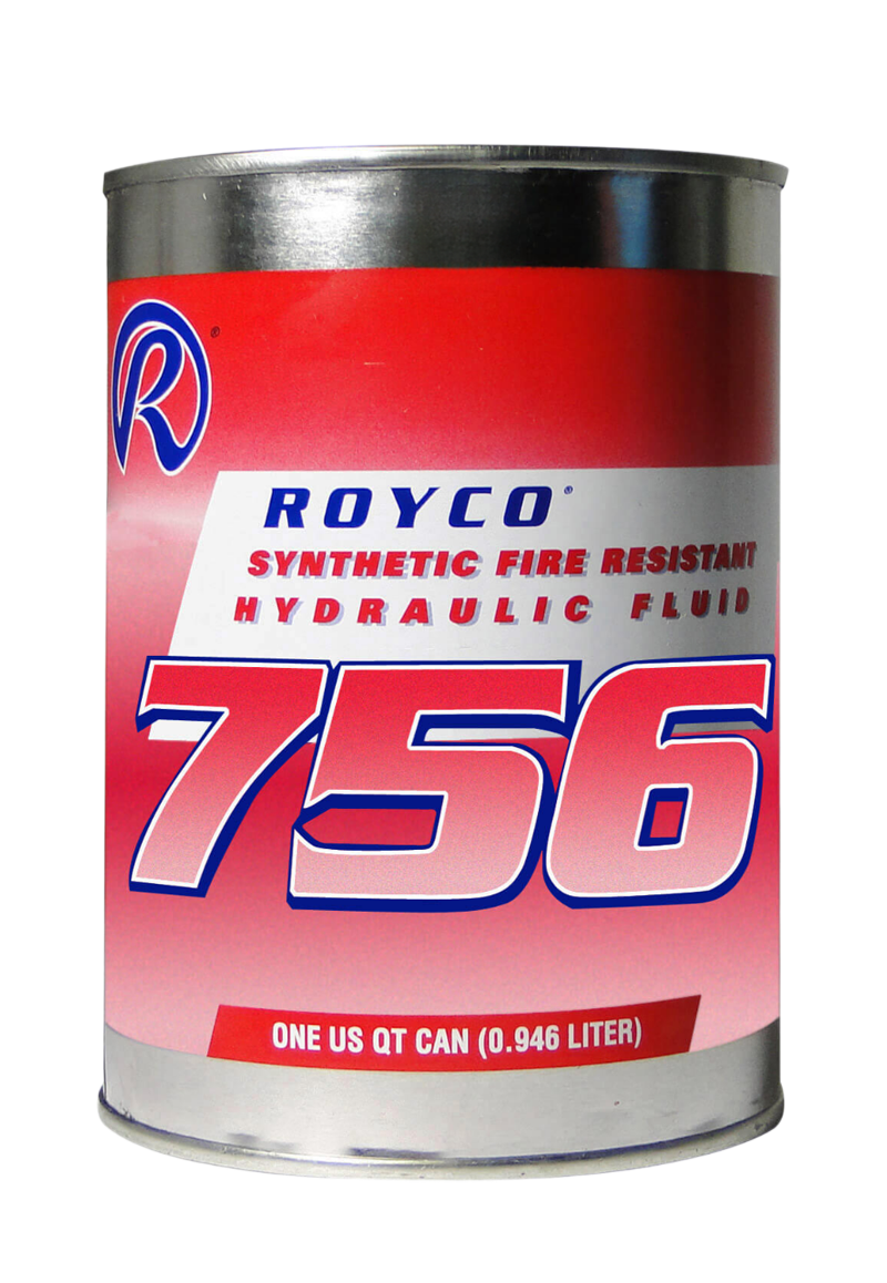 Royco 756 Red Hydraulic Fluid 1 Quart Can