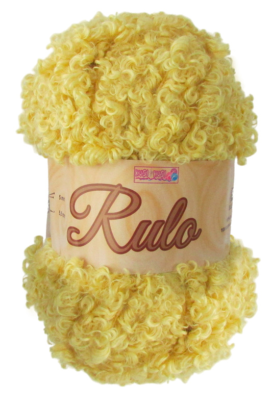 Lana Rulo Color 403 Amarillo Paquete x 5 Ovillos x 100 Gramos Lana Rulo Color 403 Amarillo Paquete x 5 Ovillos x 100 Gramos