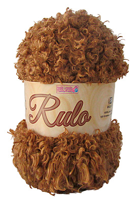 Lana Rulo Color 406 Café Oscuro Paquete x 5 Ovillos x 100 Gramos