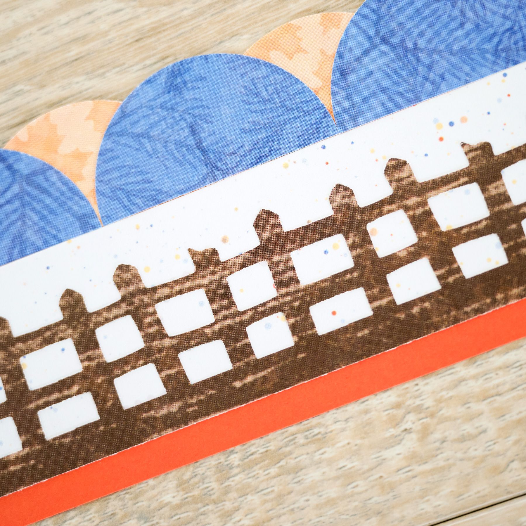 Rustic Fence Border Maker Cartridge