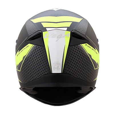 VEGA RYKER D/V BOLDER DULL BLACK NEON YELLOW (M)