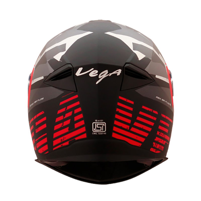 VEGA RYKER D/V CAMO DULL BLACK RED-L