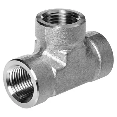 Hydraulic Pipe Tee / High-Pressure Instrumentation Tee Fitting