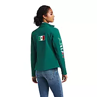 WMN Chamarra Softshell Team México Verde