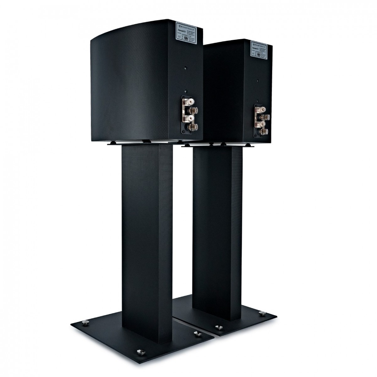 Fisual 91S-6 Speaker Floor Stands, Carbon Fibre (Pair)