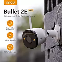 IMOU Bullet 2E 5MP Outdoor Wi-Fi Security Camera Night Vision Motion Detection Smart Home IPC-K3DP-5H0WF