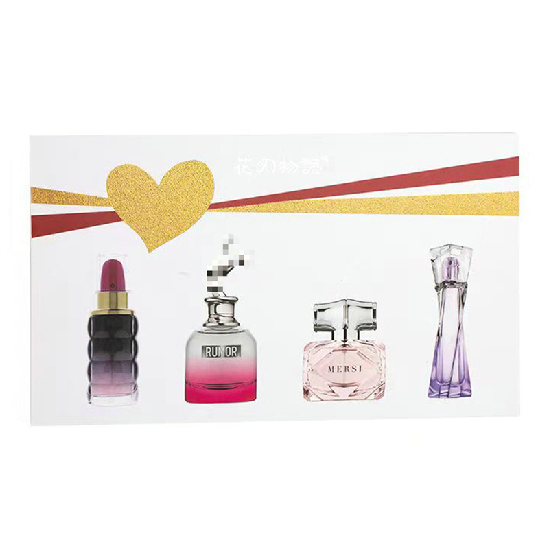 4IN1 PERFUME WITH LIPSTICK - 3 PERFUME + 1 LIPSTICK