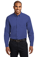 S608 CAMISA CABALLERO ML PORT AUTHORITY EASY CARE