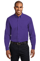 S608 CAMISA CABALLERO ML PORT AUTHORITY EASY CARE