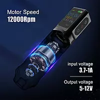 Adjustable Stroke Length Wireless Tattoo Pen Adjustable Stroke Length Wireless Tattoo Pen