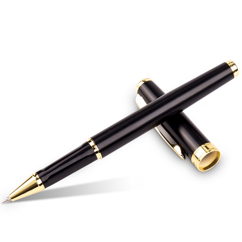 DELI S86 EXE. SIGNATURE ROLLER PEN 0.5MM GOLDEN