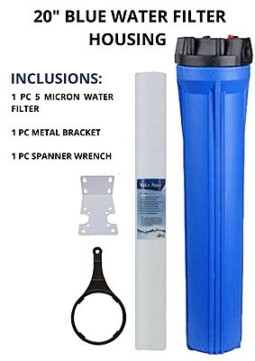 Slim Housing Blue 20" Filter Set