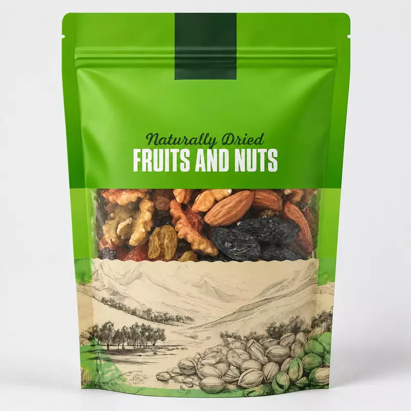 Naturally Dried Mixed Fruits And Nuts 250g
