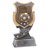Shield Award Resin Trophy-Soccer-6in.