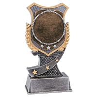 Shield Award Resin Trophy-2" Insert Holder-6in.