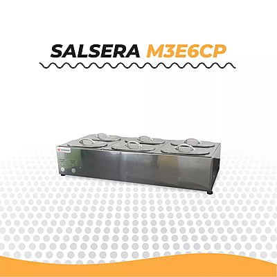M3E6CP SALSERA ELECTRICA DE 3 CUBAS