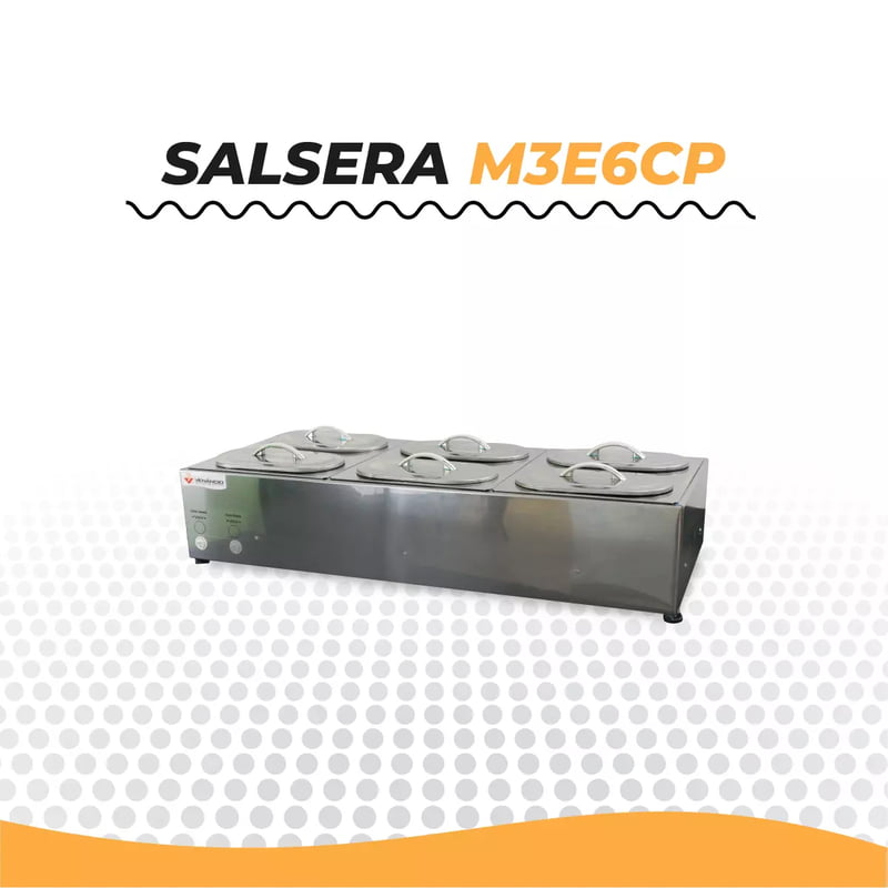 M3E6CP SALSERA ELECTRICA DE 3 CUBAS