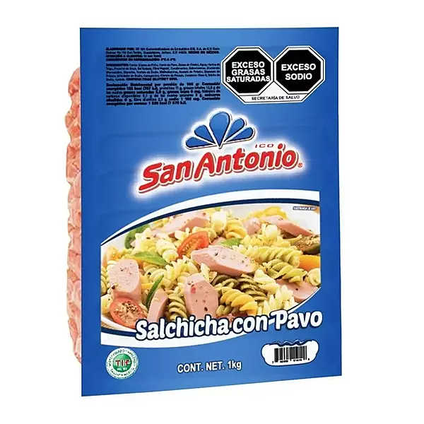 SAN ANTONIO SALCHICHA DE PAVO 1 KG