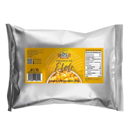 SAN MIGUEL GRANOS DE ELOTE POUCH 2.55 KG