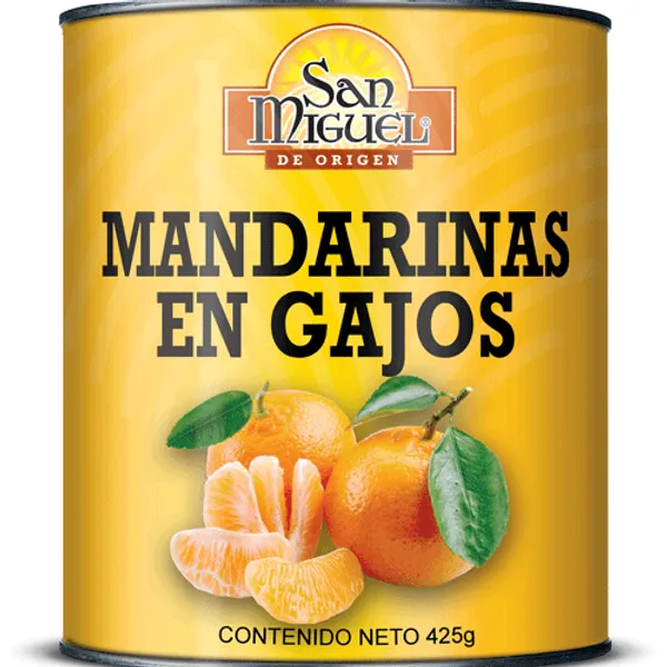 SAN MIGUEL MANDARINA EN ALMIBAR 425 G