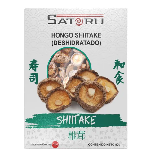 SATORU HONGO SHITAKE DESHIDRATADO 80 G