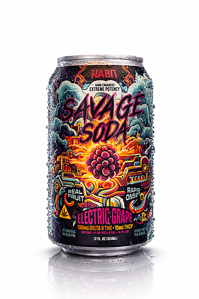 SAVAGE SODA ELECTRIC GRAPE