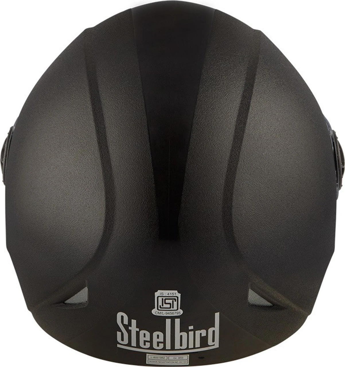 STEELBIRD SB-50 ADONIS MAT BLACK C/V 600 MM