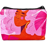 Pre-Printed Sample Hoppla Leanne Recycled PET Stitch-Bond Mini Toiletry Bag