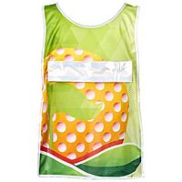 Pre-Printed Sample Hoppla Jackal Polyester Caddy Bib with PVC Name Sleeve