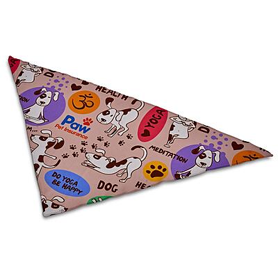 Pre-Printed Sample Hoppla Bosco Large Polyester Dog Bandana