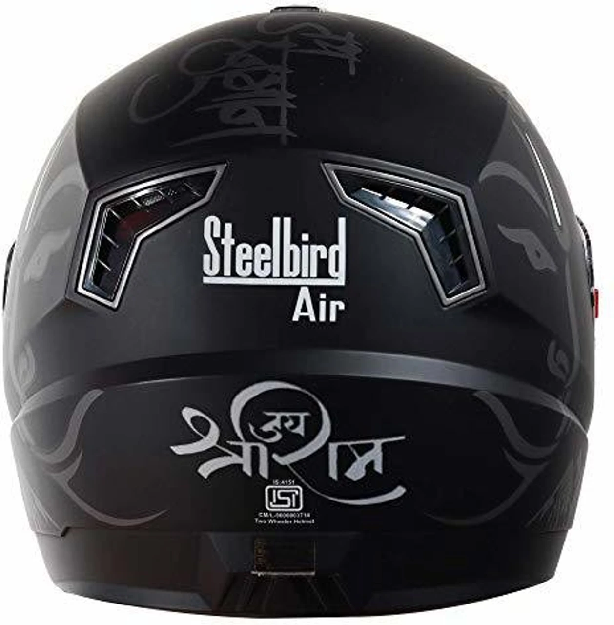STEELBIRD SBA-1 MAHAVEER MATT BLACK C/V (M) STEELBIRD SBA-1 MAHAVEER MATT BLACK C/V (M)