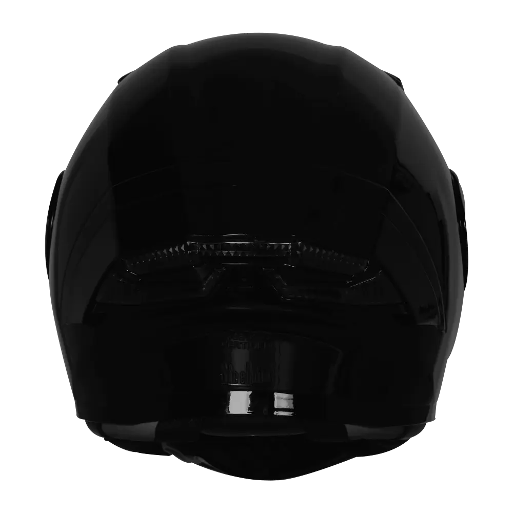 STEELBIRD SBA-11 TORNADO ISS GLOSSY SIGNATURE BLACK C/V 620 MM WITH EXTRA SMOKE VISOR-DOT CERTIFIED STEELBIRD SBA-11 TORNADO ISS GLOSSY SIGNATURE BLACK C/V 620 MM WITH EXTRA SMOKE VISOR-DOT CERTIFIED