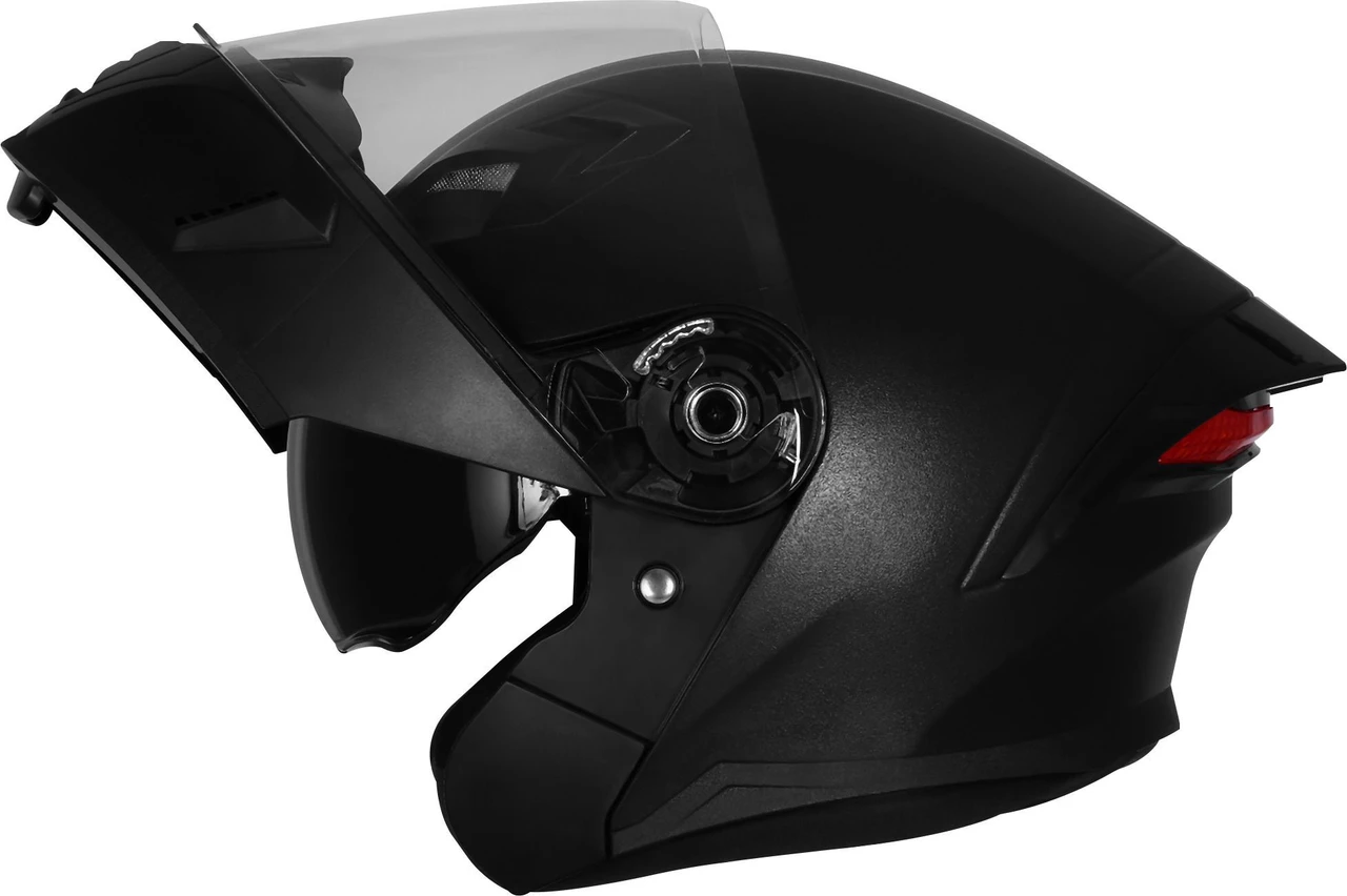 STEELBIRD SBA-15 R2K RF DASHING BLACK C/V 600 MM WITH RED REFLECTOR