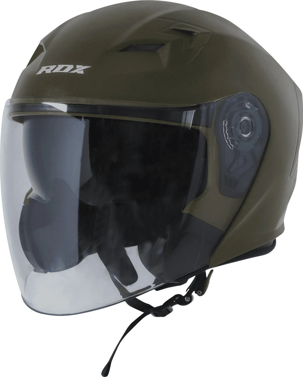 STEELBIRD SBA-17 ISS RDX DASHING BATTLE GREEN 580MM C/V WITH INNER SMOKE SUNSHIELD
