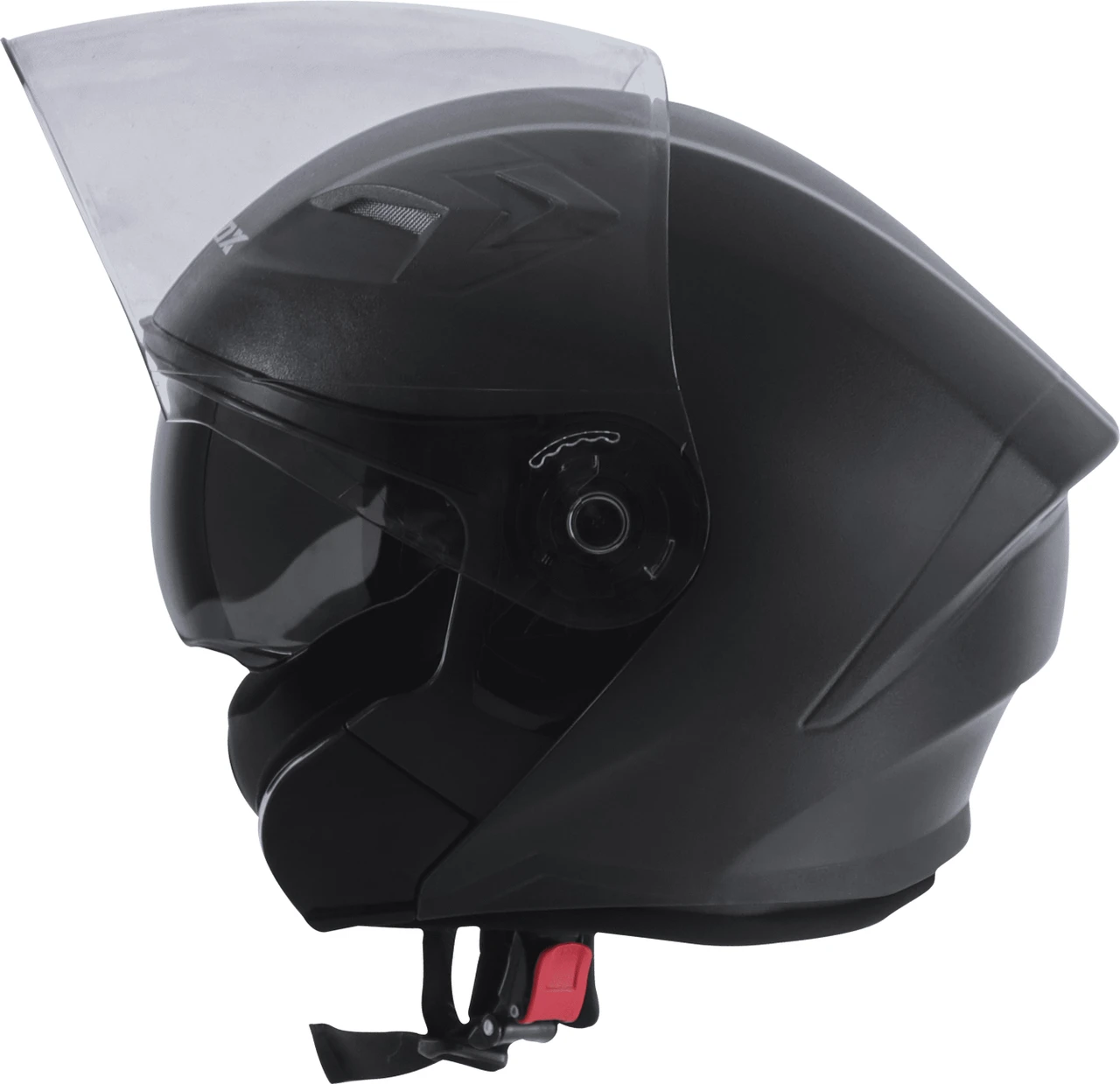 STEELBIRD SBA-17 ISS RDX DASHING BLACK 600MM C/V WITH INNER SMOKE SUNSHIELD STEELBIRD SBA-17 ISS RDX DASHING BLACK 600MM C/V WITH INNER SMOKE SUNSHIELD