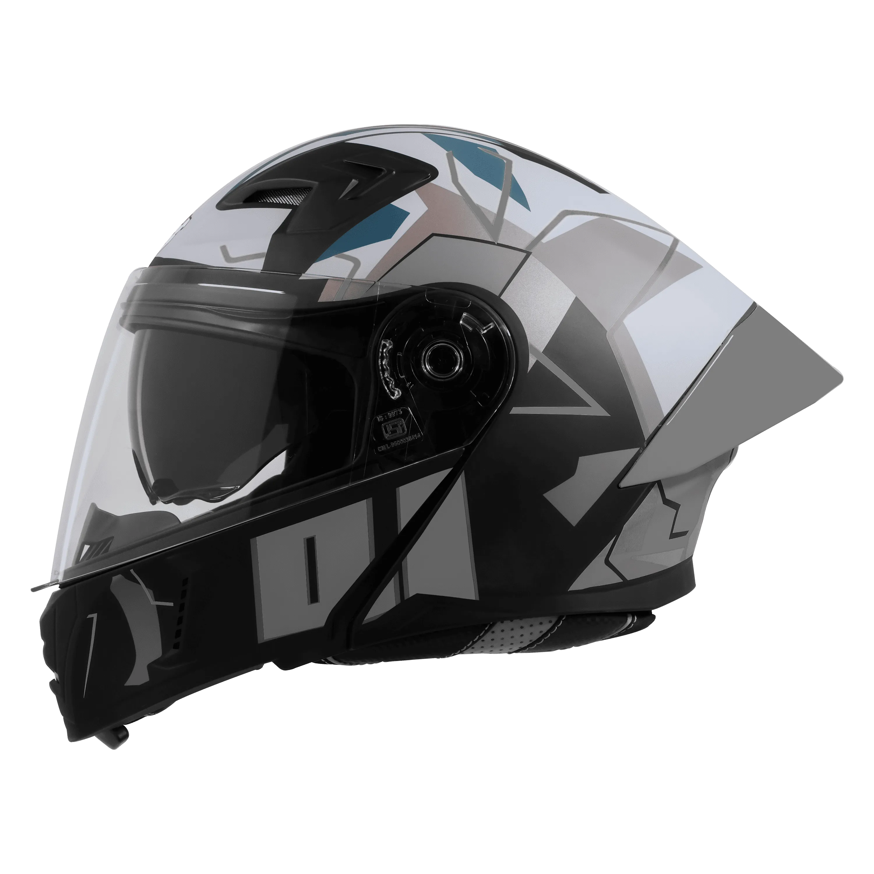 STEELBIRD SBA-20 ISS 09 GLOSSY BLACK/GREY C/V 580 STEELBIRD SBA-20 ISS 09 GLOSSY BLACK/GREY C/V 580
