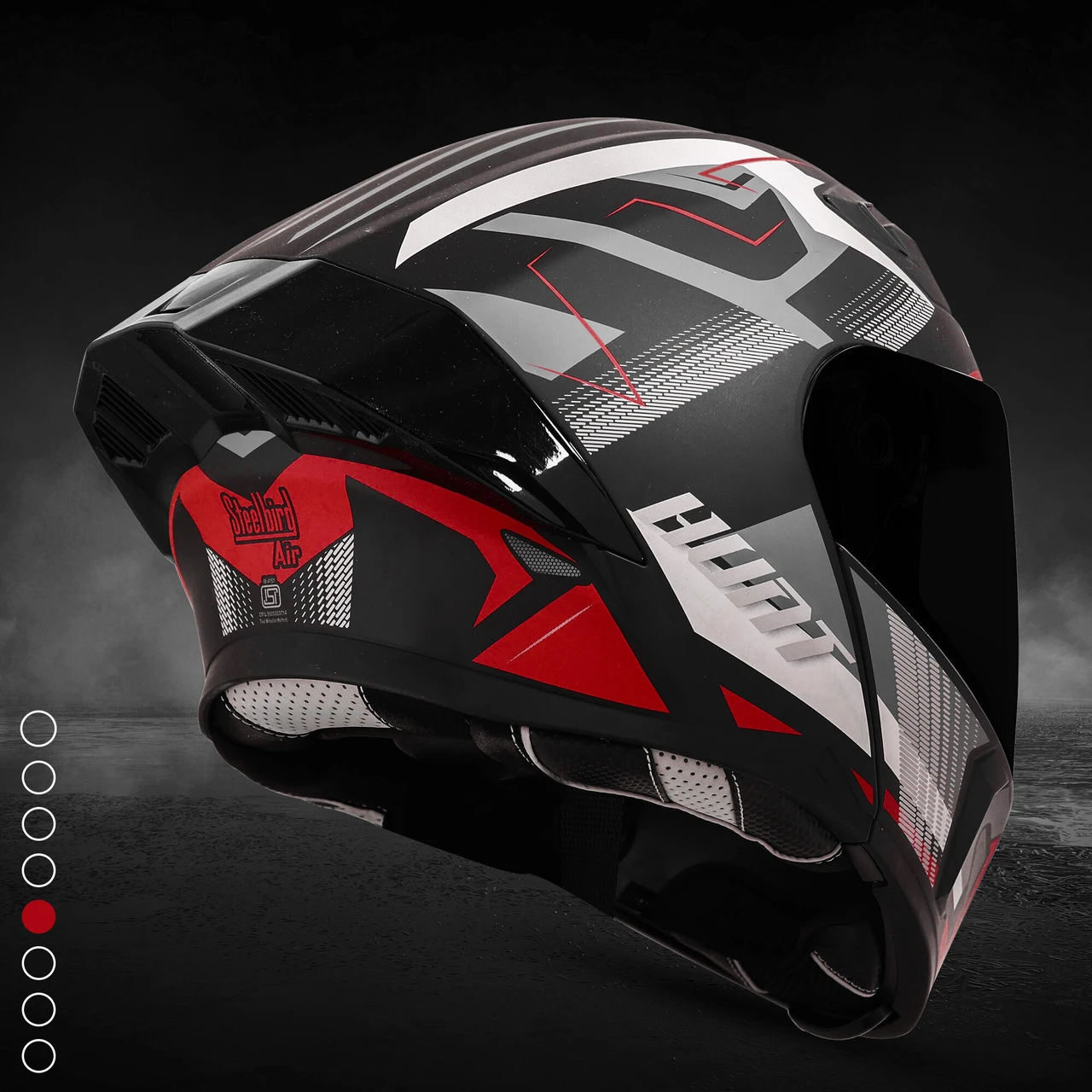 STEELBIRD SBA-20 ISS HUNT MATT BLACK/MAROON C/V 580MM STEELBIRD SBA-20 ISS HUNT MATT BLACK/MAROON C/V 580MM