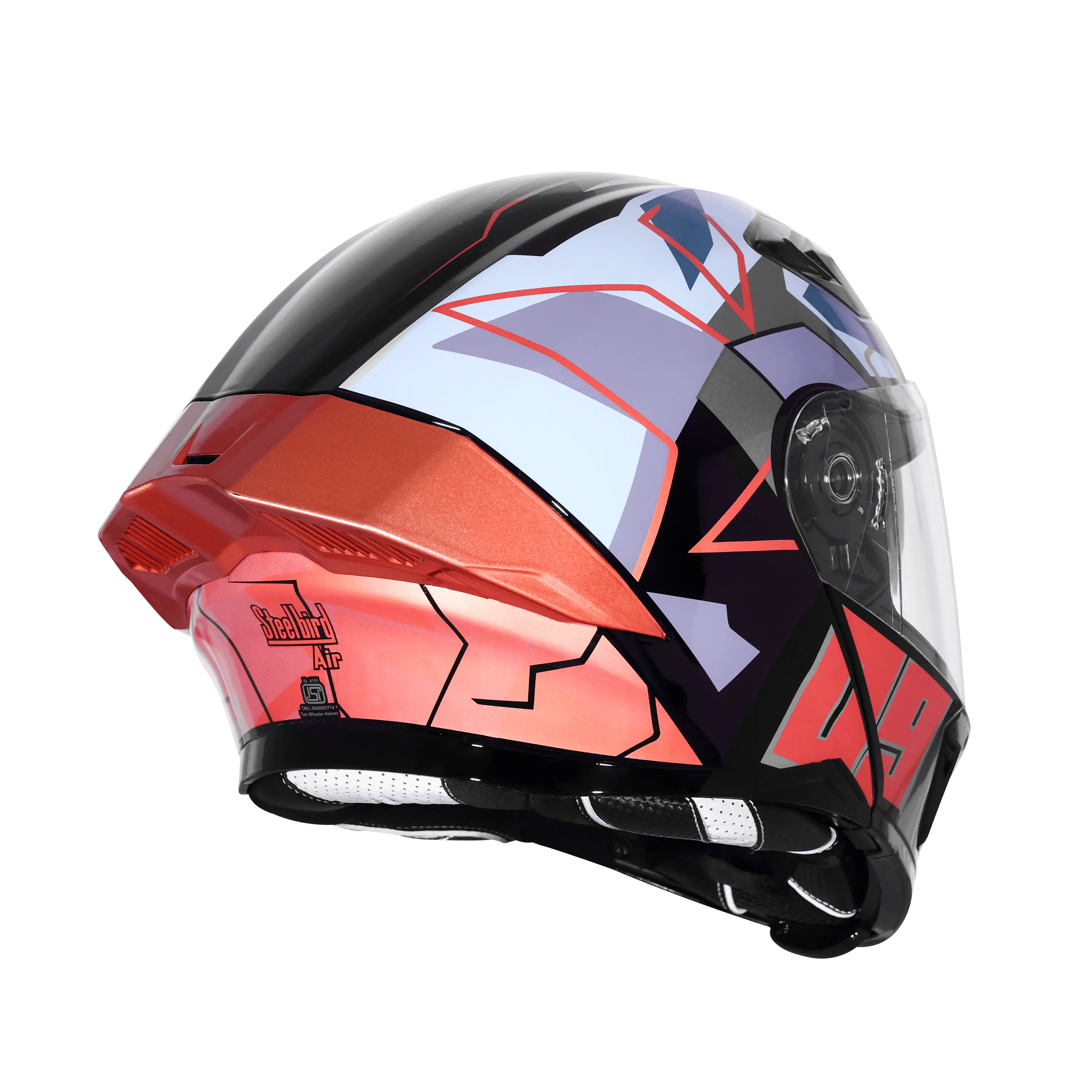 STEELBIRD SBA-20 ISS 09 GLOSSY BLACK/METTALIC BRONZE C/V 580 MM WITH EXTRA SMOKE VISOR STEELBIRD SBA-20 ISS 09 GLOSSY BLACK/METTALIC BRONZE C/V 580 MM WITH EXTRA SMOKE VISOR