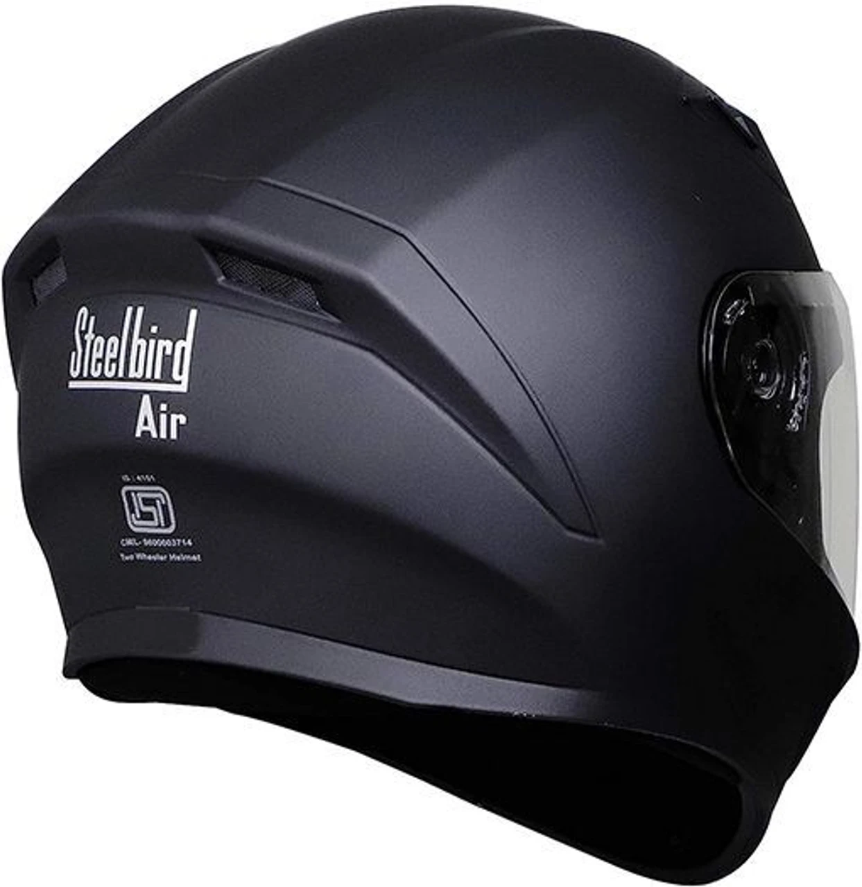 STEELBIRD SBA-21 ISS RAPTOR DASHING BLACK C/V (L) STEELBIRD SBA-21 ISS RAPTOR DASHING BLACK C/V (L)