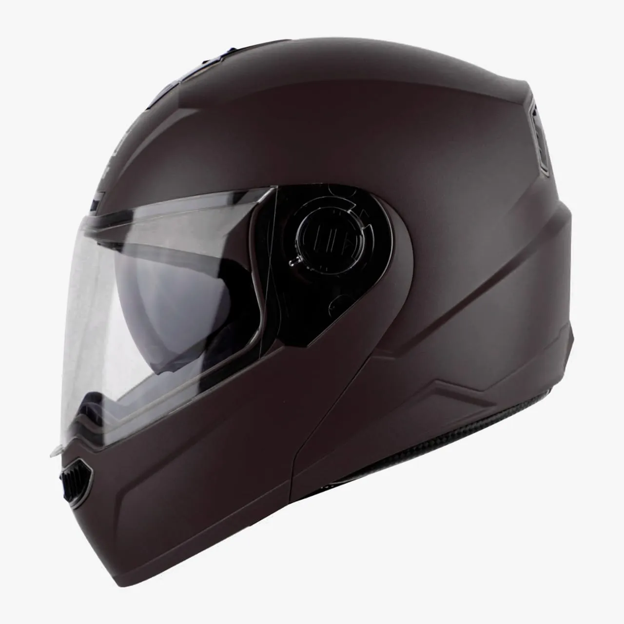 STEELBIRD SBA-7 ISS GLOSSY BLACK C/V WITH INNER SMOKE SUNSHIELD (M)