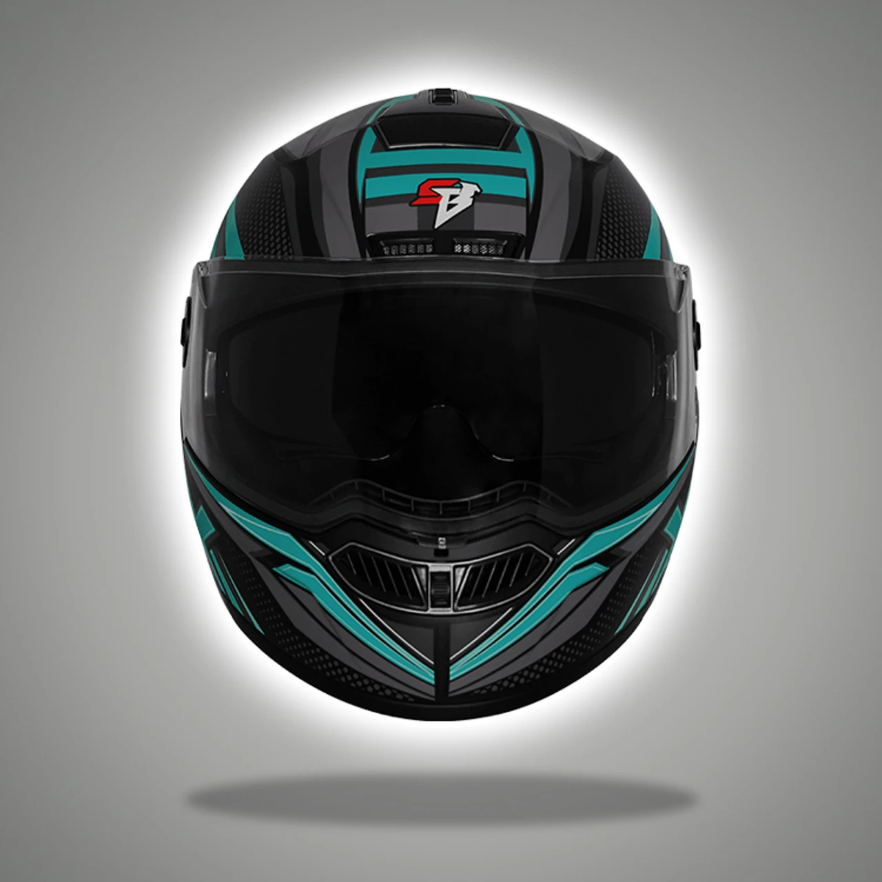 STEELBIRD SBA-7 ISS CHASE SAFE GLOSSY BLACK/SEA BLUE C/V (M) STEELBIRD SBA-7 ISS CHASE SAFE GLOSSY BLACK/SEA BLUE C/V (M)
