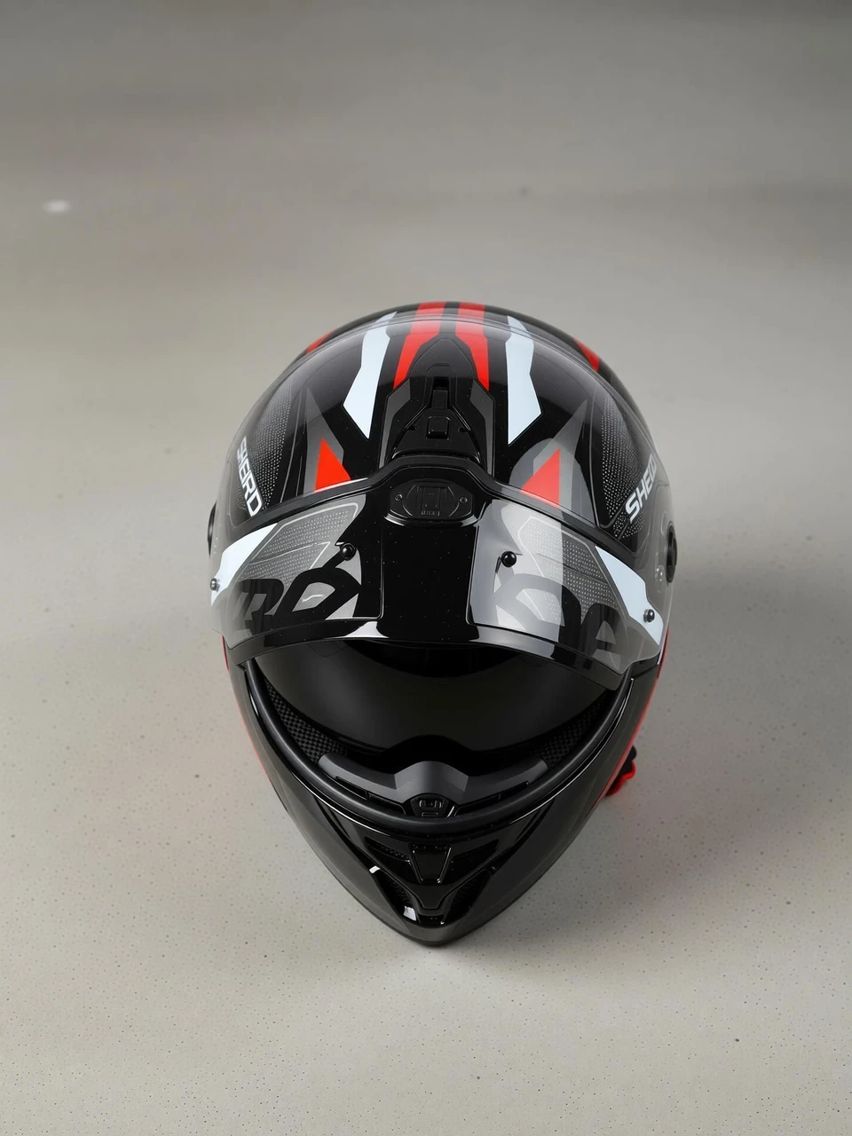 STEELBIRD SBA-7 ISS ROAD MATT BLACK/RED C/V (XL) STEELBIRD SBA-7 ISS ROAD MATT BLACK/RED C/V (XL)
