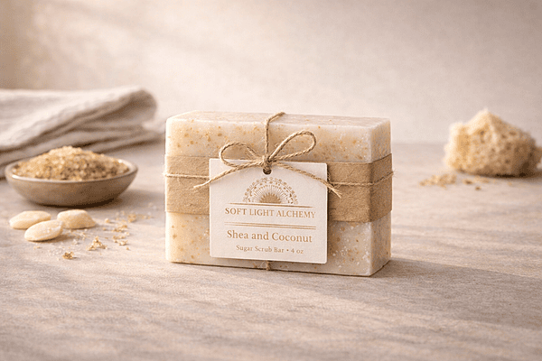 Shea and Coconut Sugar Scrub Bar