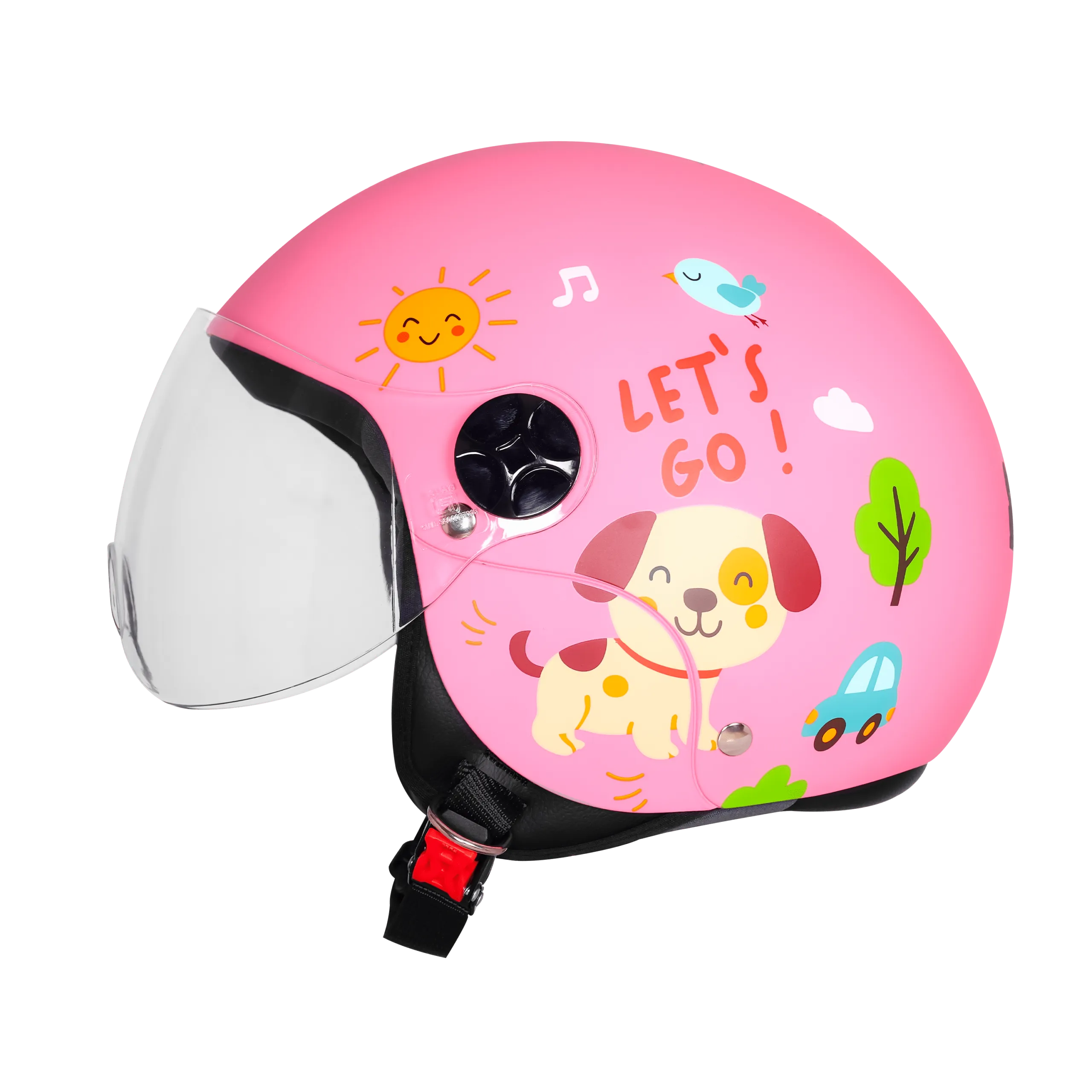 STEELBIRD SBH-16 LETS GO GLOSSY DARK PINK/RED C/V 580MM STEELBIRD SBH-16 LETS GO GLOSSY DARK PINK/RED C/V 580MM