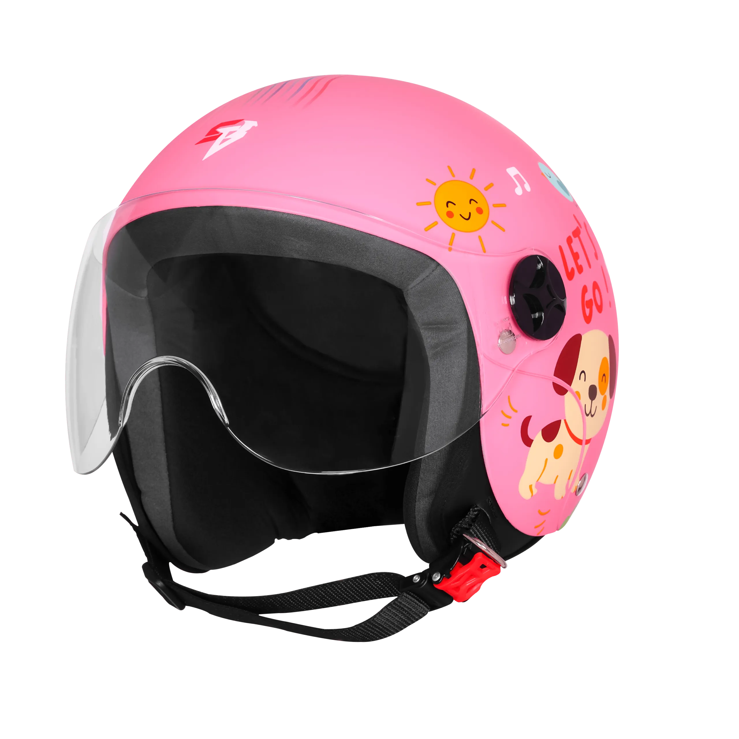 STEELBIRD SBH-16 LETS GO GLOSSY DARK PINK/RED C/V 580MM STEELBIRD SBH-16 LETS GO GLOSSY DARK PINK/RED C/V 580MM