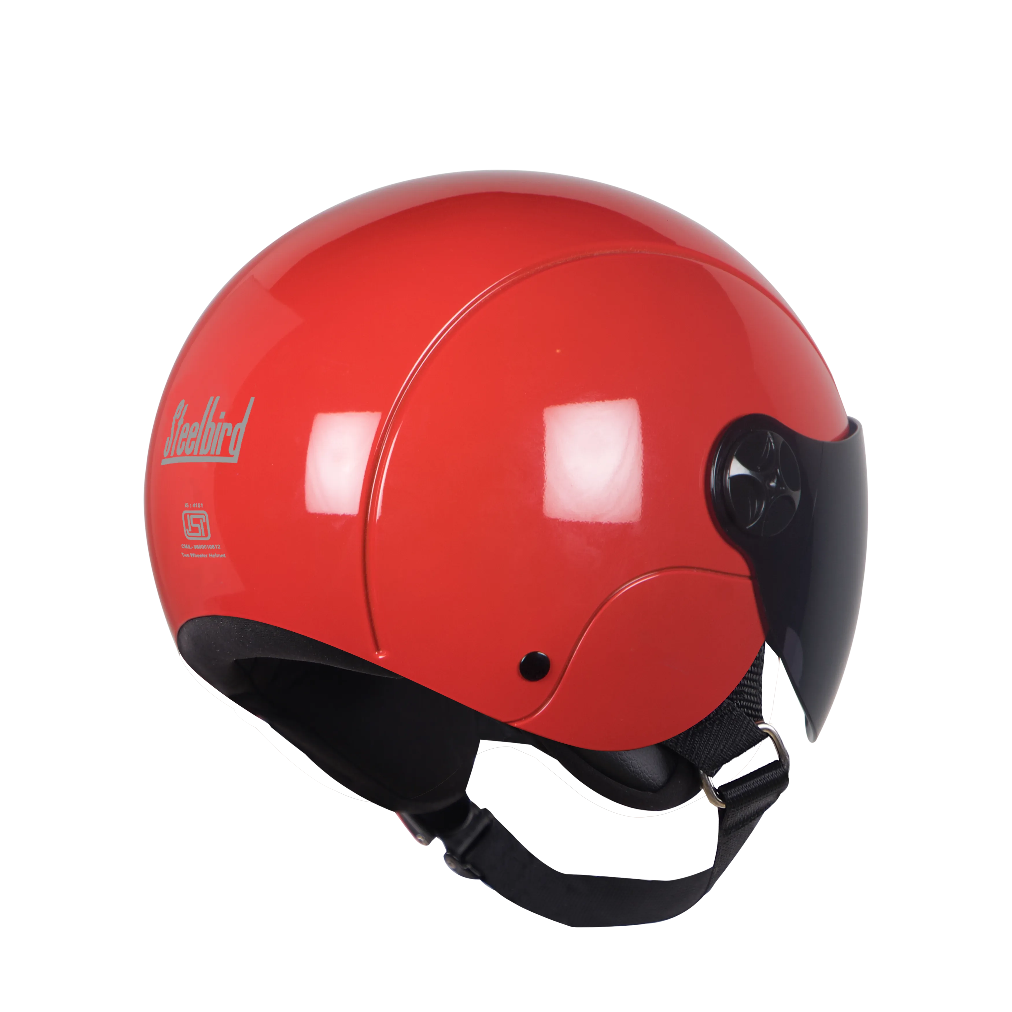 STEELBIRD SBH-16 REX GLOSSY RED C/V (M) STEELBIRD SBH-16 REX GLOSSY RED C/V (M)
