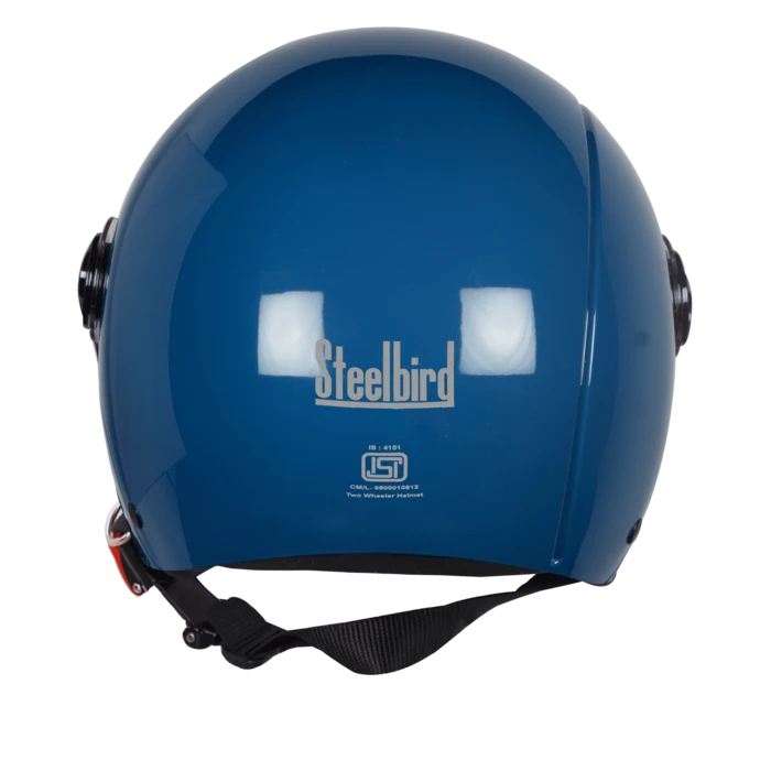 STEELBIRD SBH-16 REX GLOSSY BLUE C/V (M)