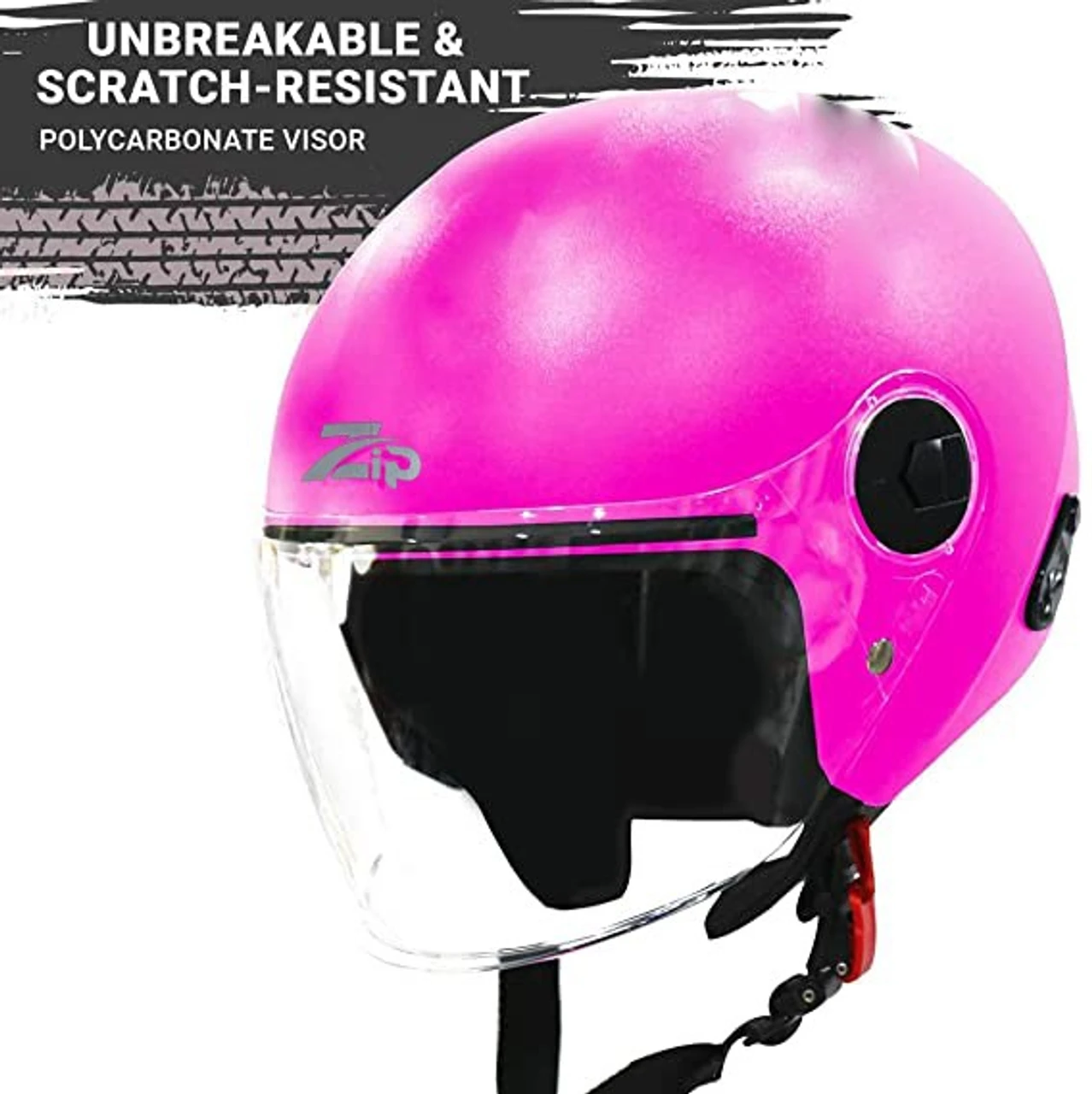 STEELBIRD SBH-20 ZIP DASHING PINK C/V (L) STEELBIRD SBH-20 ZIP DASHING PINK C/V (L)