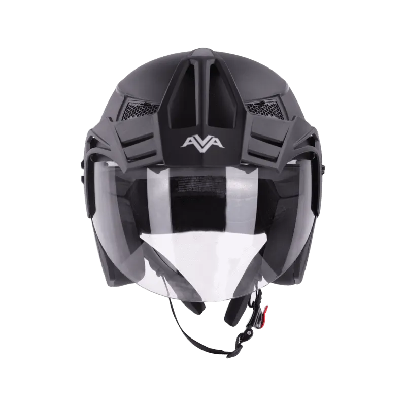 STEELBIRD SBH-23 ISS AVA DASHING WITH PEAK BLACK C/V (L) STEELBIRD SBH-23 ISS AVA DASHING WITH PEAK BLACK C/V (L)